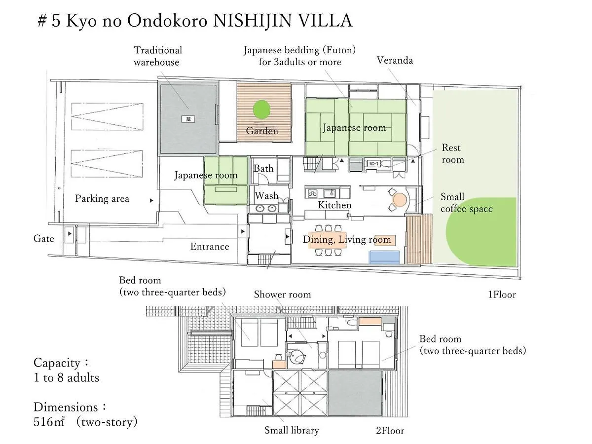 Holiday home Kyo No Ondokoro Nishijin Villa #5 Kyoto